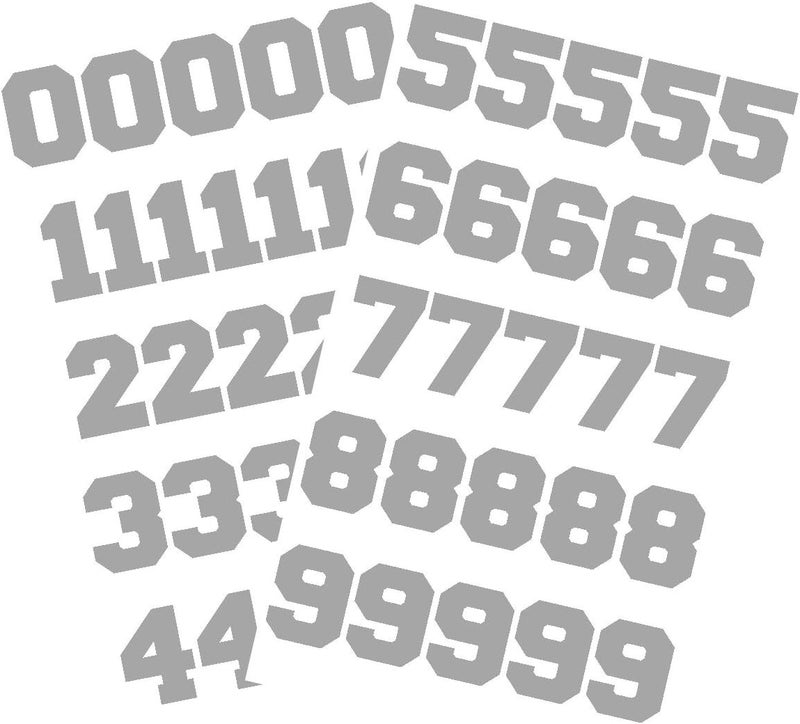 Chalkallaboutit Sports Helmet Numbers 1" by ® Baseball, Hockey, Football and Lacrosse - Image 1